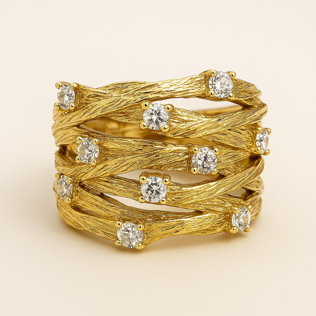 Marisse – Vintage-Ring mit feinem Glanz