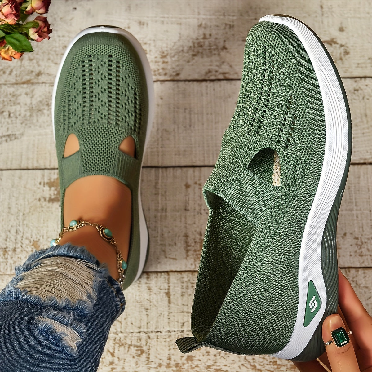 Beth – Damen orthopädische Sneakers mit bequemer Sohle