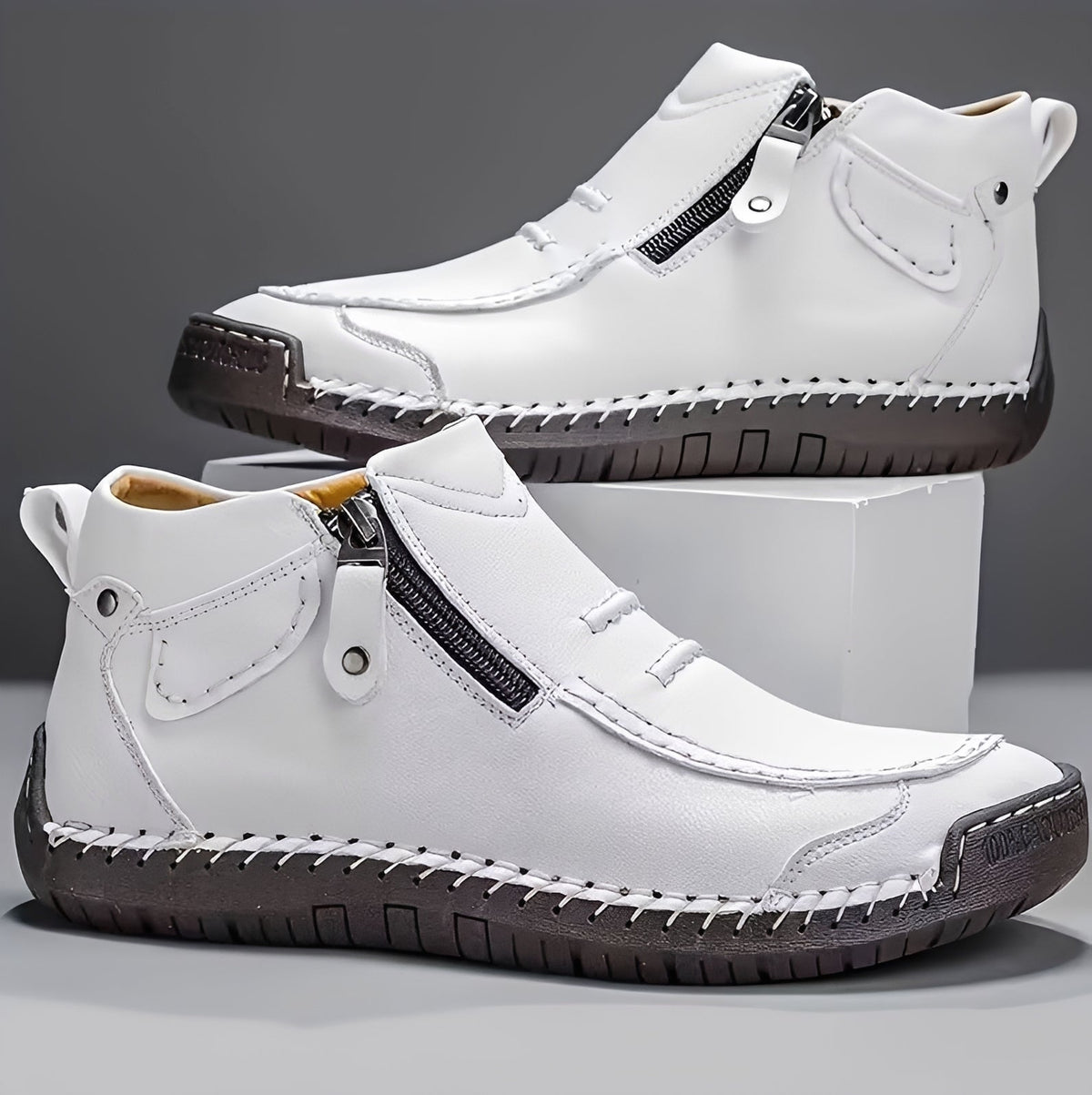David - Stilvolle Stiefel mit Reißverschluss