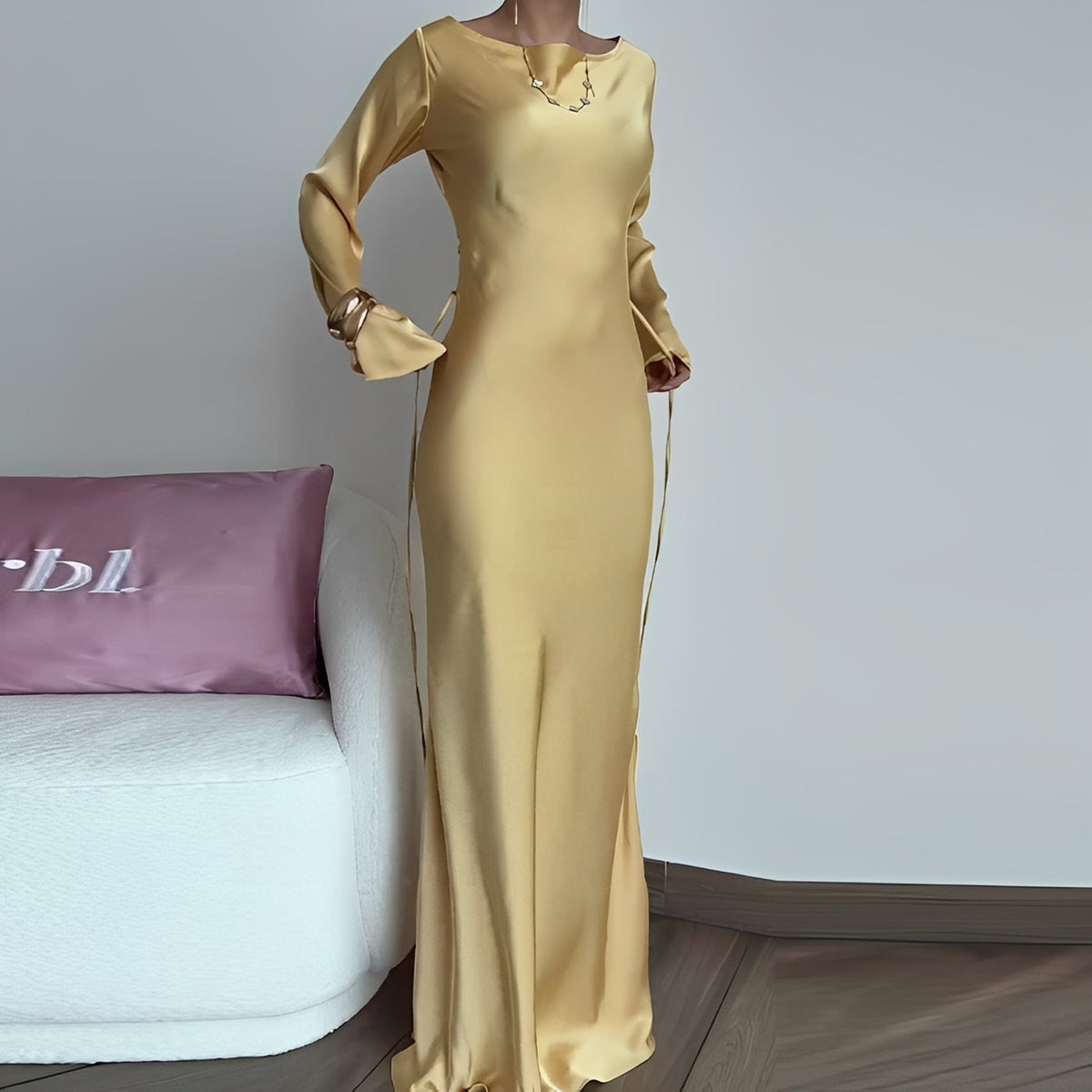Anisa - Elegantes Damen-Langarmkleid