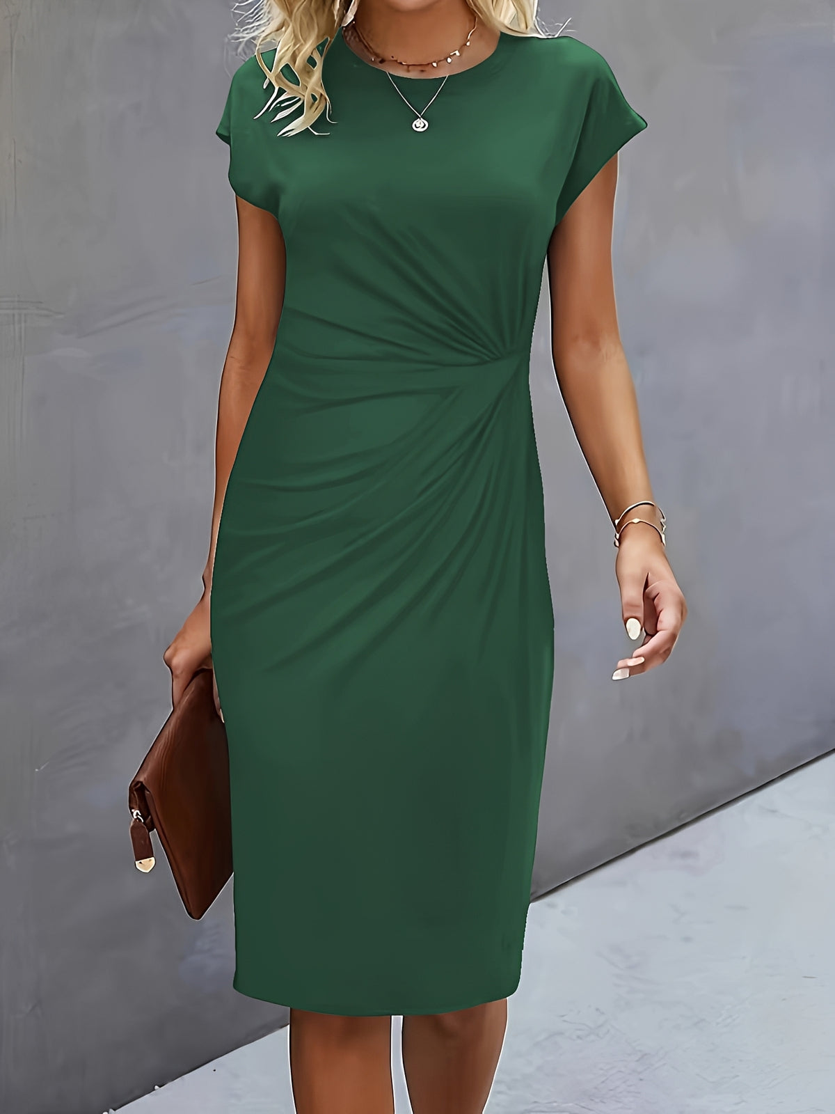 Christina - Elegantes Kleid mit Knotenbund für Damen