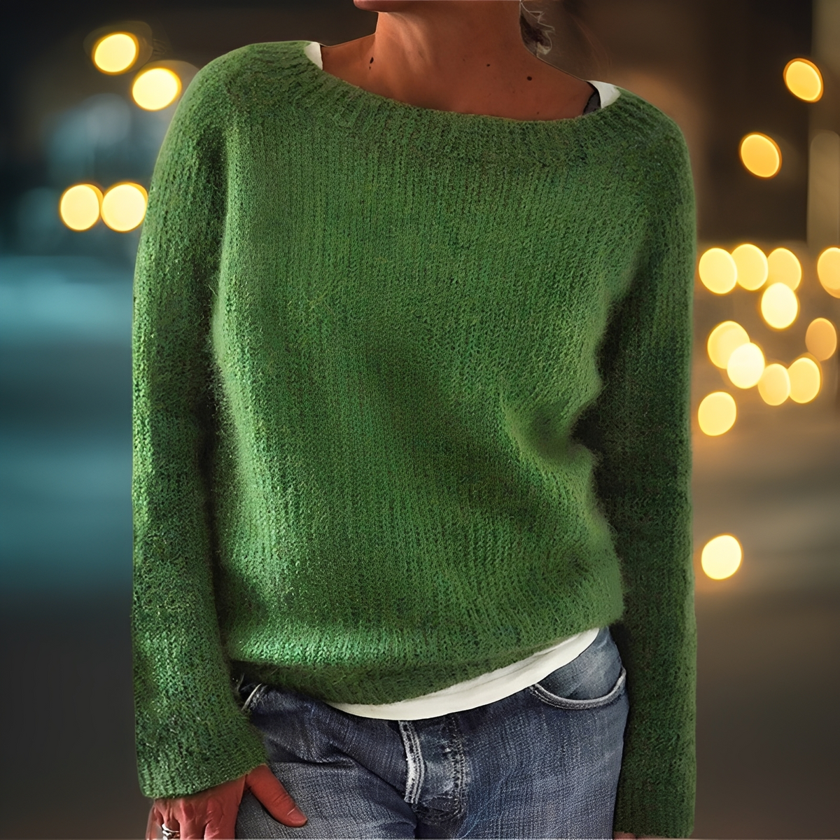 Abeeha - Locker sitzender Pullover für Damen