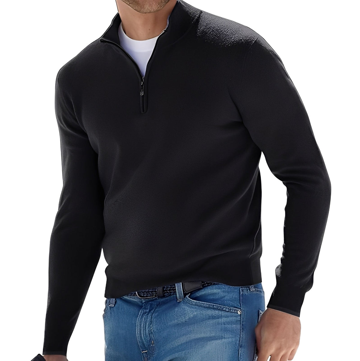 Bequemer warmer Pullover für kühle Tage