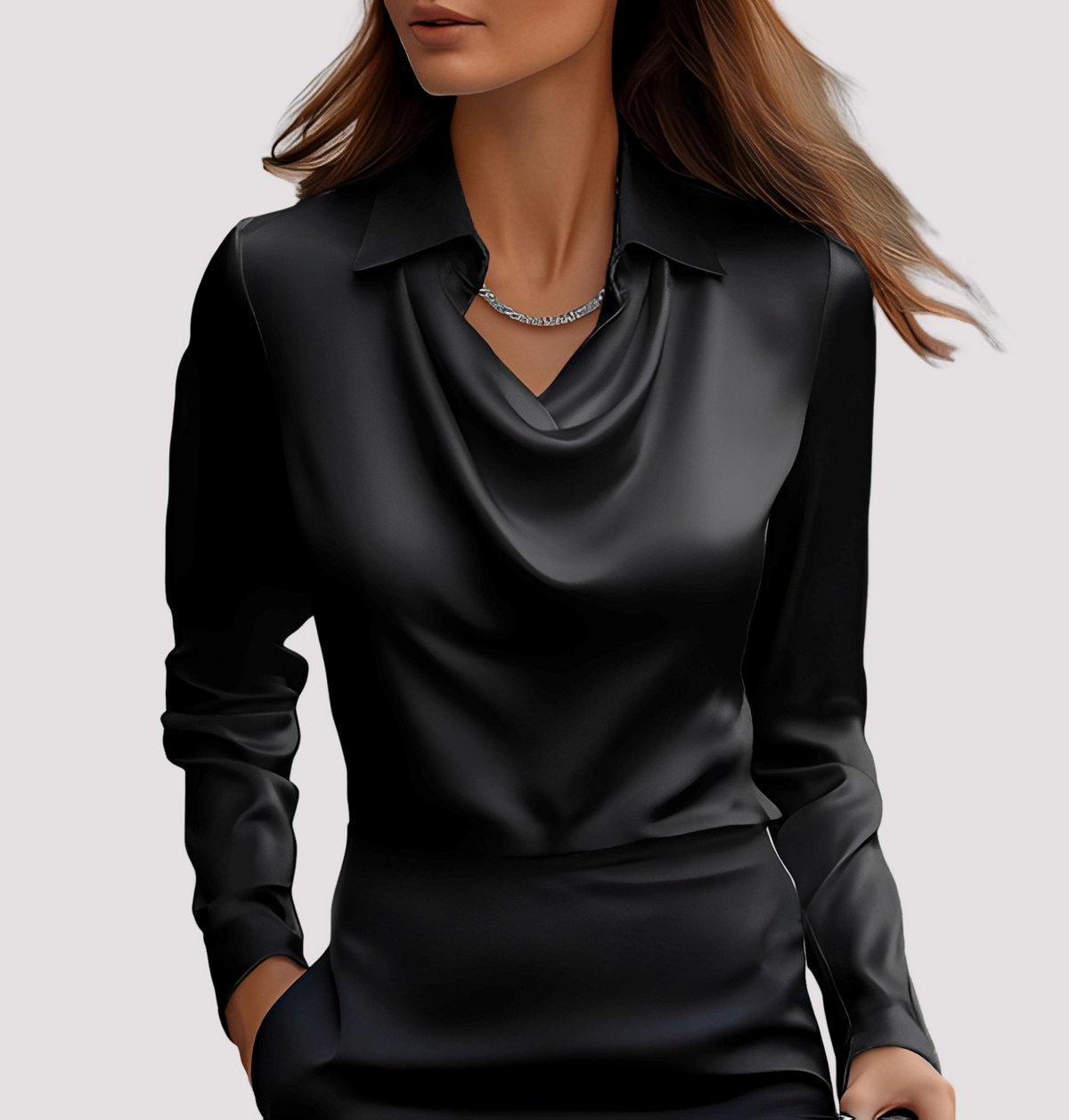 Eleanor - Elegante Hemdbluse für Damen