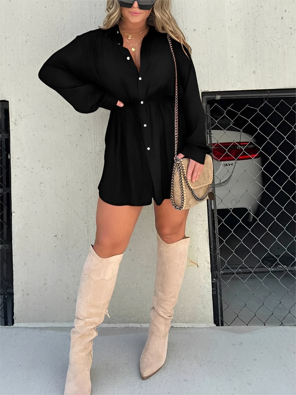 Effie - Komfortabler Jumpsuit mit langen Ärmeln
