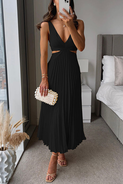 Catherina - Elegantes Kleid mit Falten für Abend