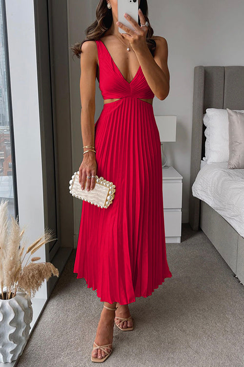 Catherina - Elegantes Kleid mit Falten für Abend