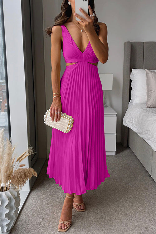 Catherina - Elegantes Kleid mit Falten für Abend