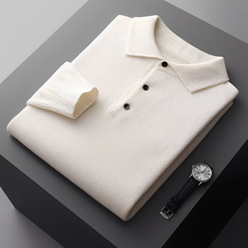 Romilly - Schicker Herrenpullover mit Polokragen