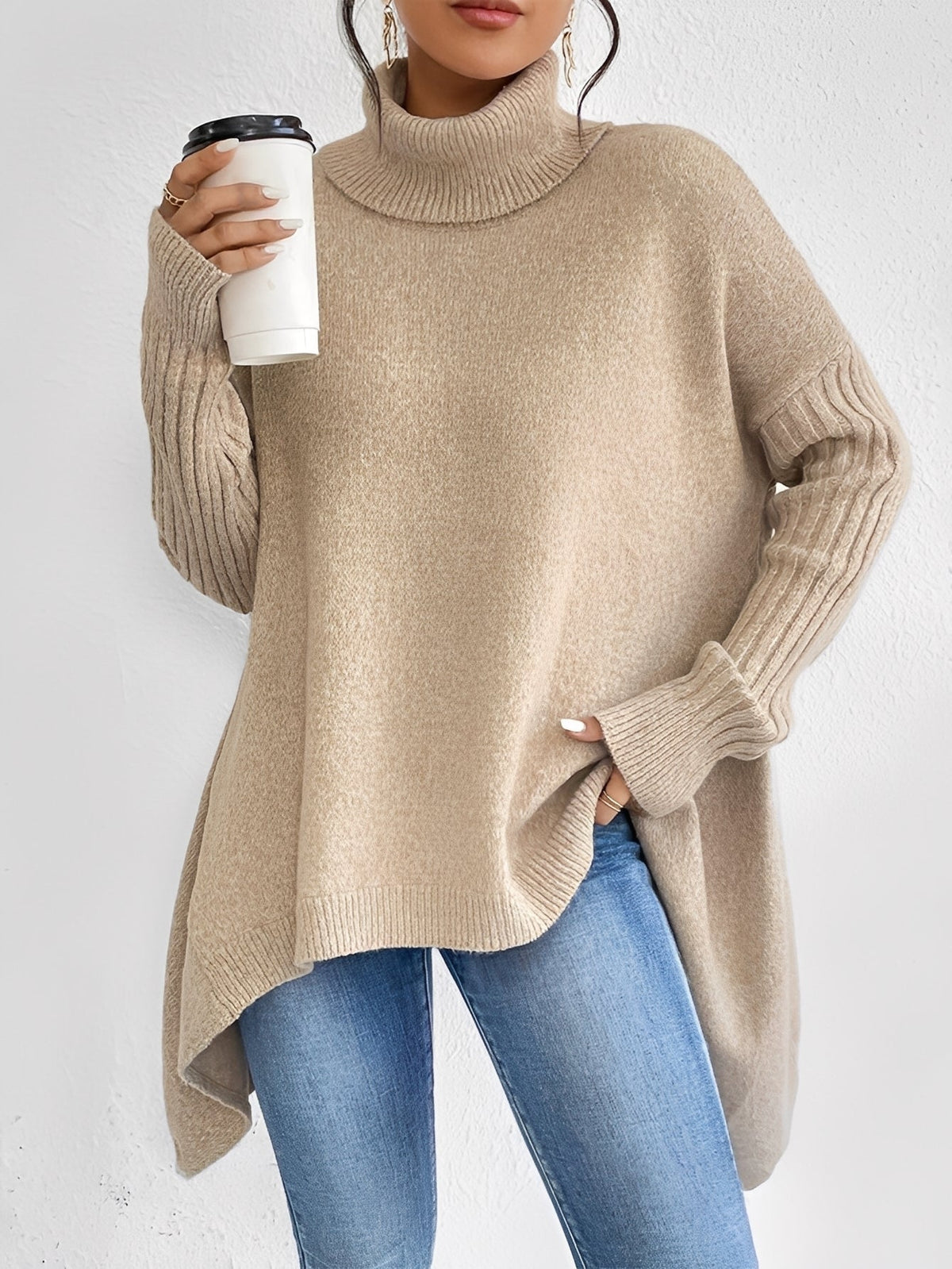 Jessica - Bequemer Rollkragenpullover für Damen