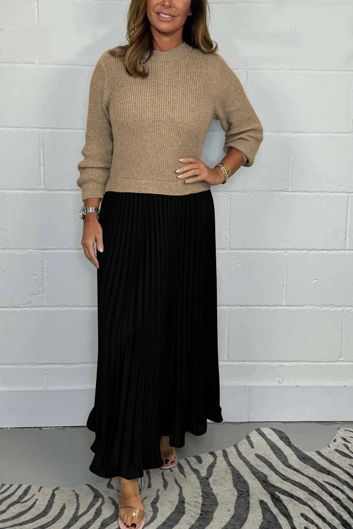 Jamie – Bequemes Damen-Kleid mit Falten