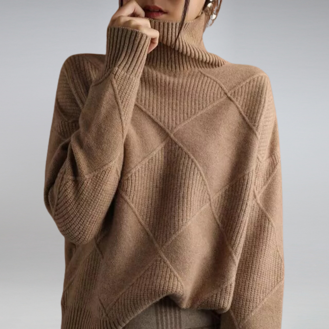 Camille - Eleganter und komfortabler Rollkragenpullover