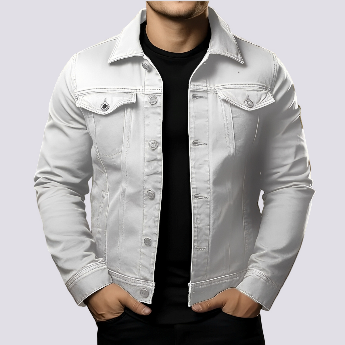 Layton - Herren-Freizeit-Jeansjacke