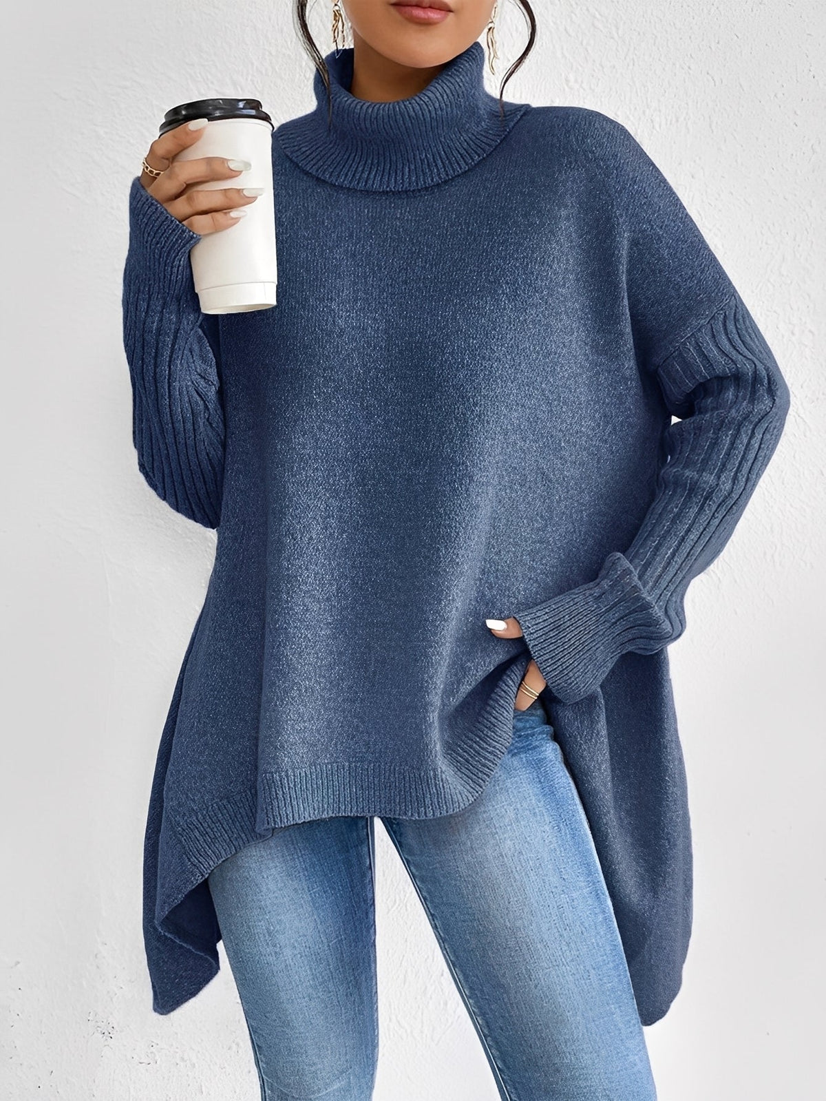 Jessica - Bequemer Rollkragenpullover für Damen