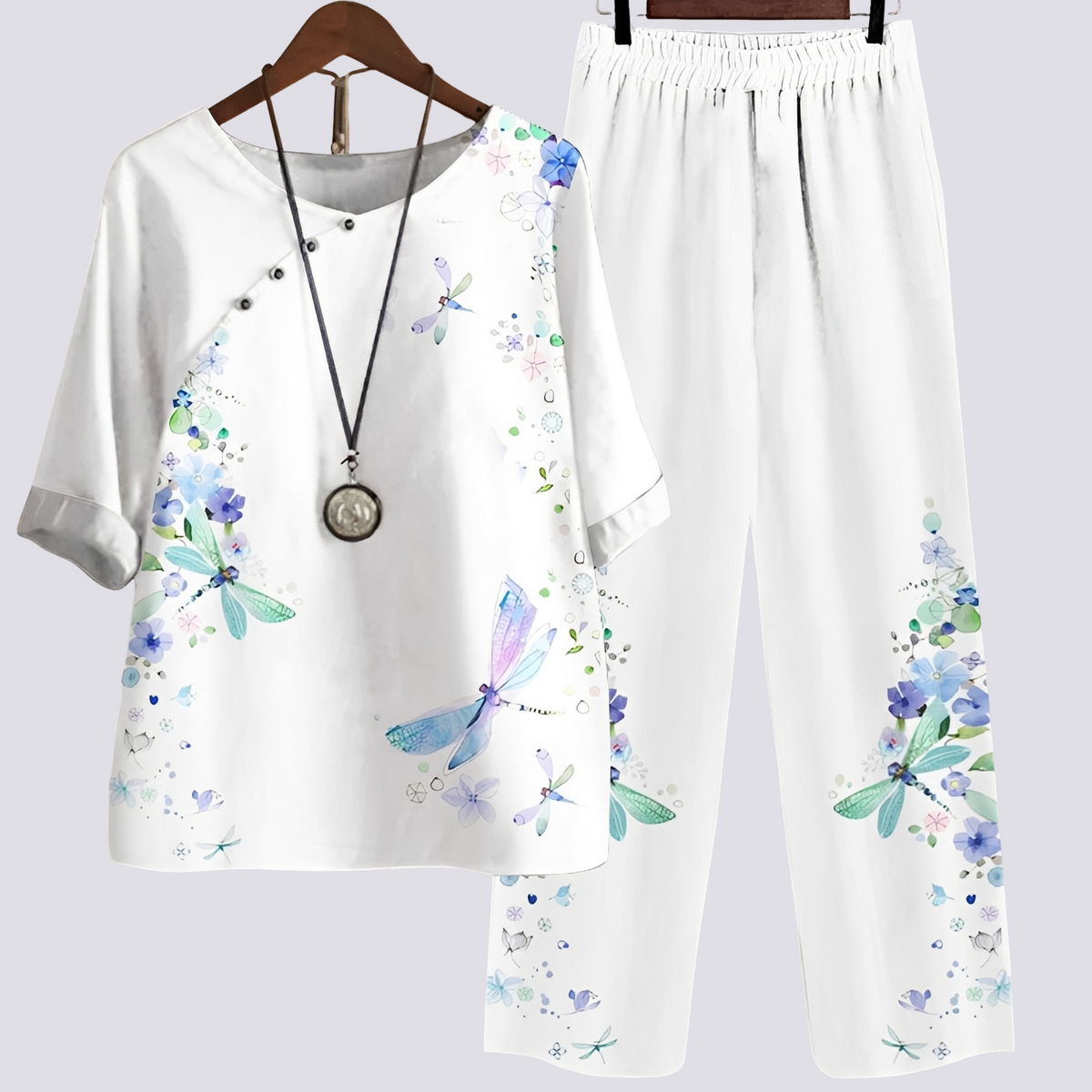 Jodie - Stilvolles, bequemes Set mit Print für Damen