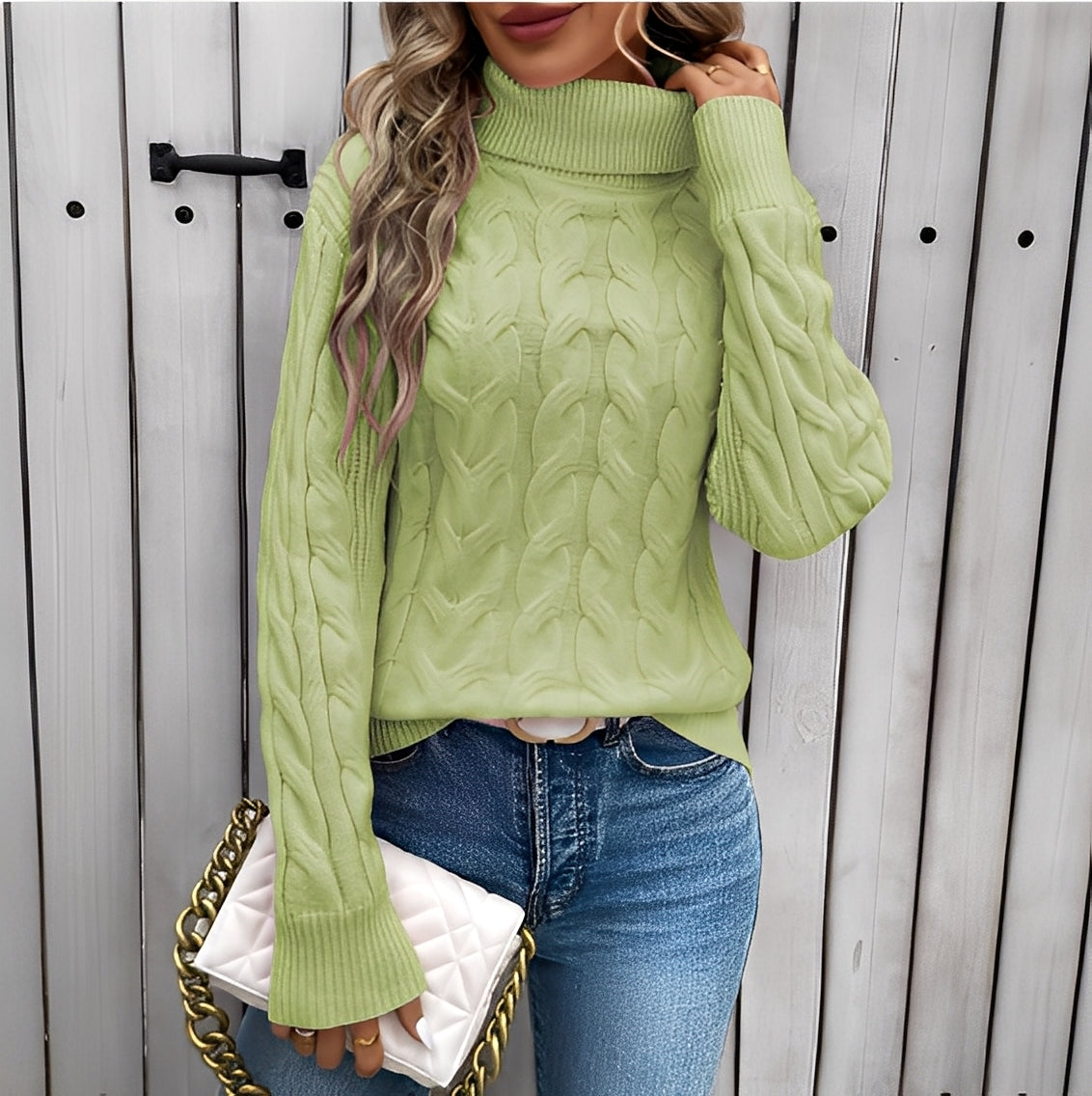 Amélie – Warmer Damenrollkragenpullover