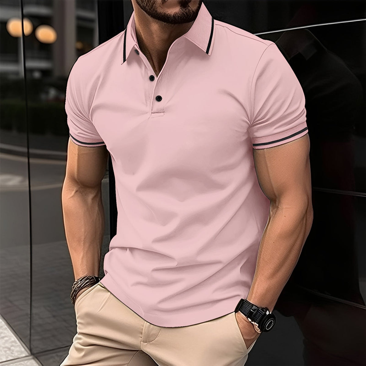 Frank - Elegantes Polohemd mit Reverskragen