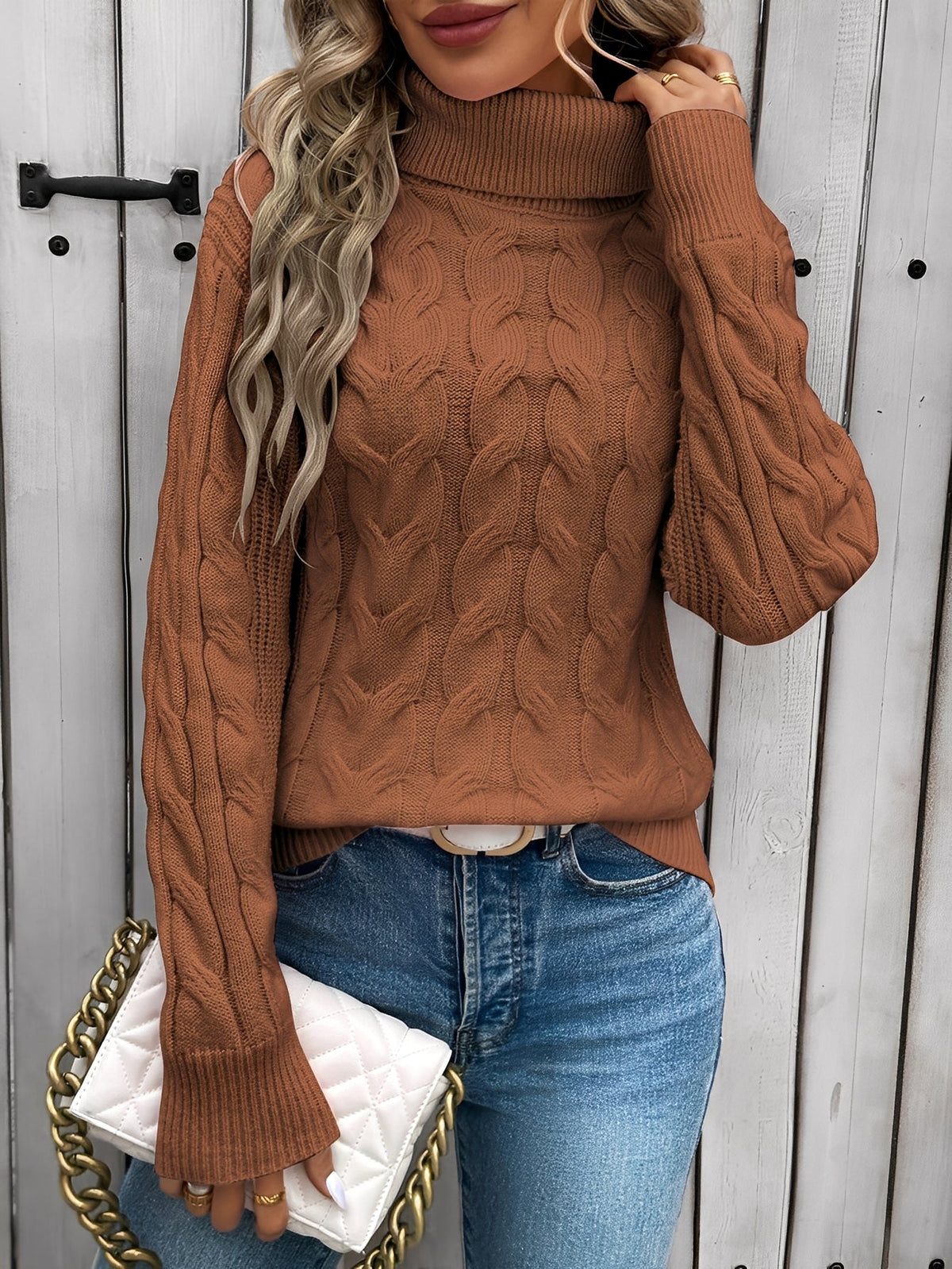 Amélie – Warmer Damenrollkragenpullover