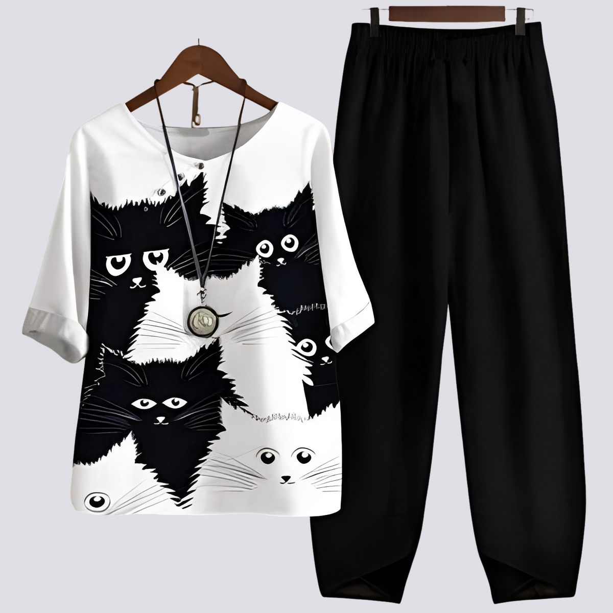 Jodie - Stilvolles, bequemes Set mit Print für Damen