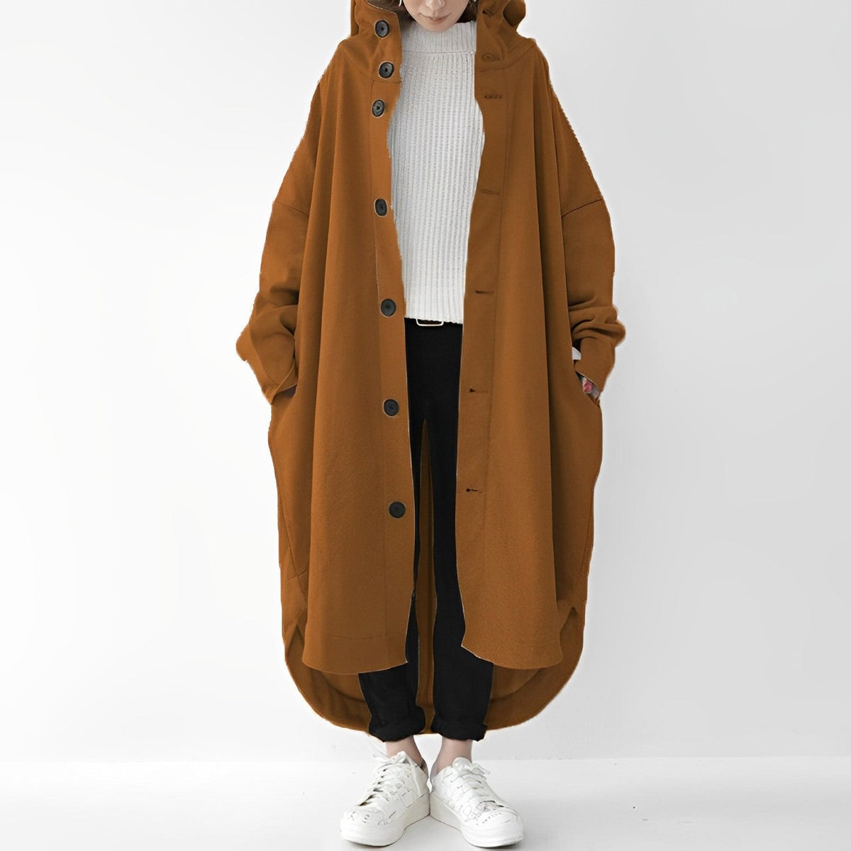 Cailyn - Langer, bequemer Trenchcoat