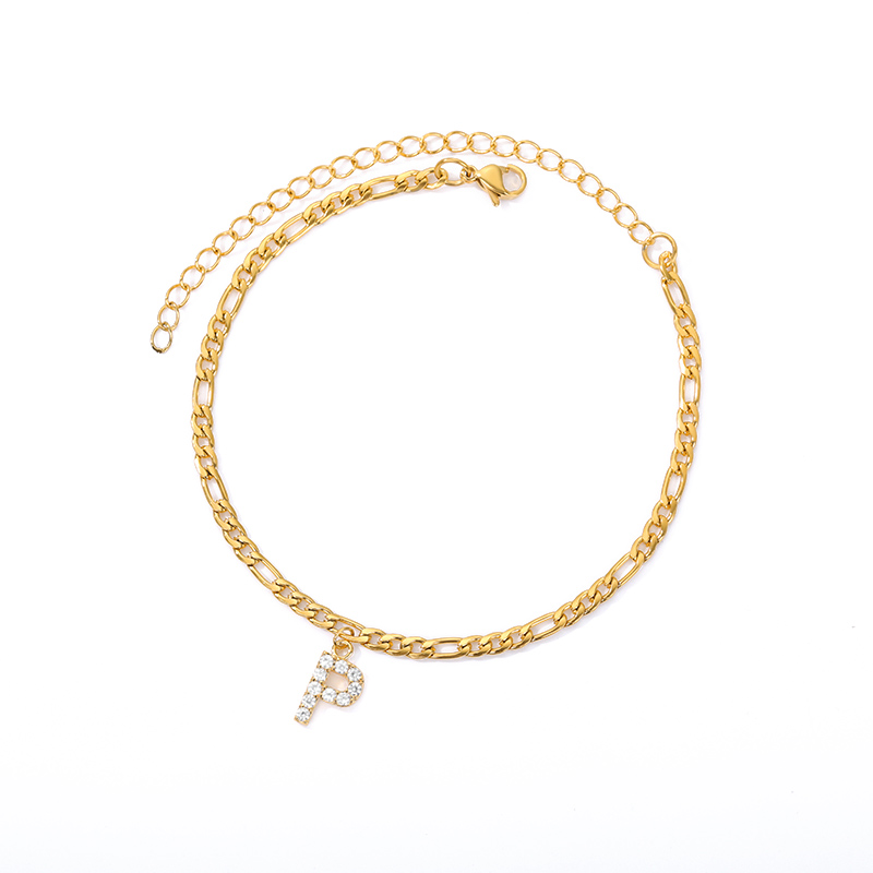 Knöchelarmband mit Initialen - Armband für deinen Knöchel