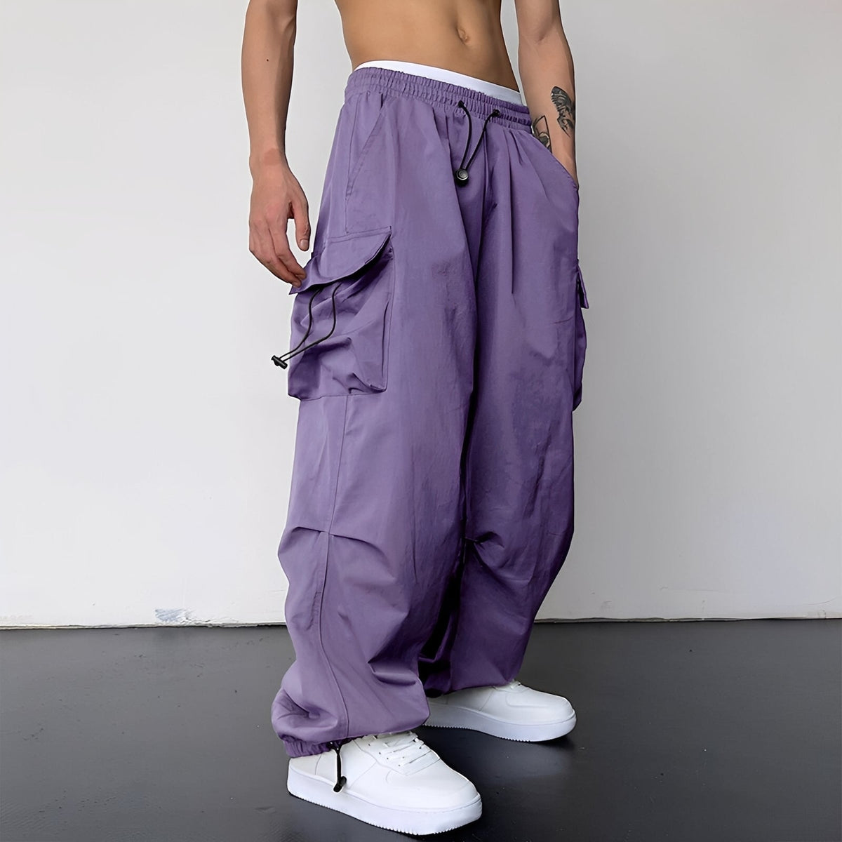 Kaleb - Modische Cargo-Hose im lockeren Schnitt