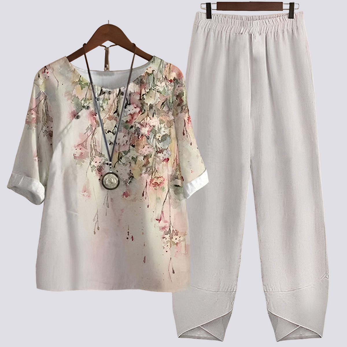 Jodie - Stilvolles, bequemes Set mit Print für Damen