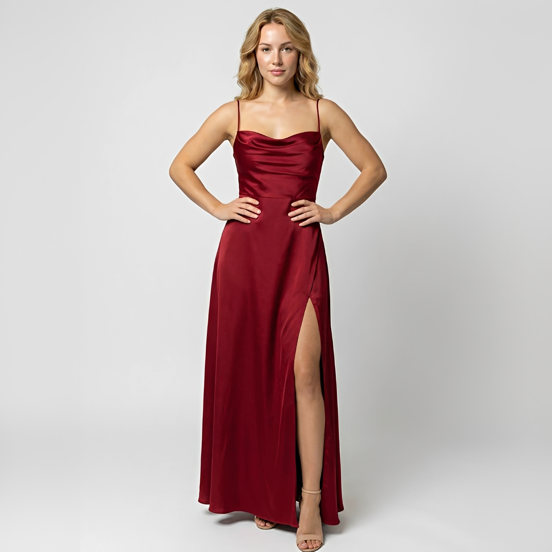 Glenda - Elegant fließendes Damenkleid