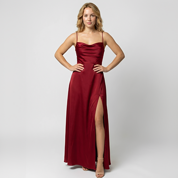 Glenda - Elegant fließendes Damenkleid
