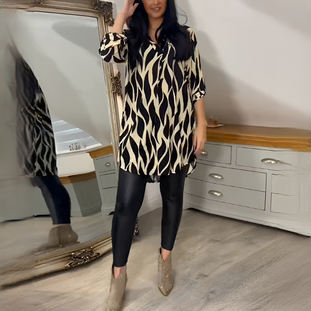 Desiree - Stilvolle Bluse mit V-Ausschnitt