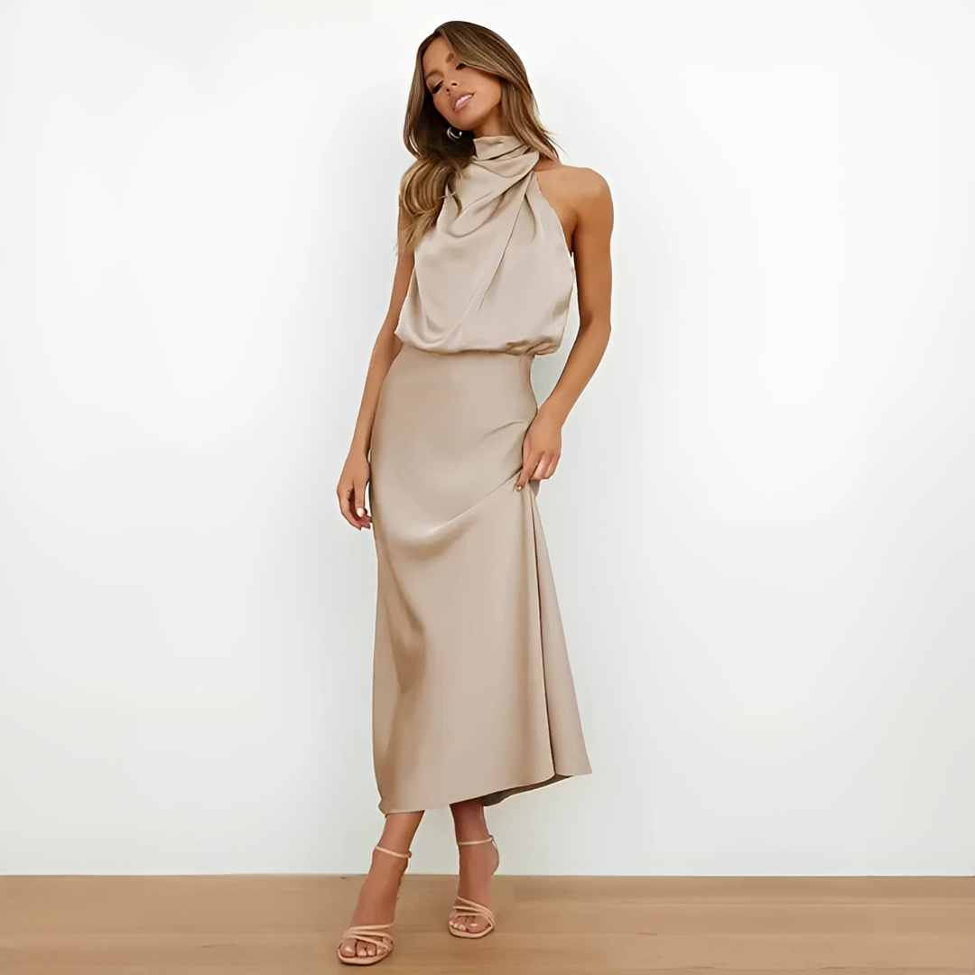 Malaika - Elegantes Midi-Kleid