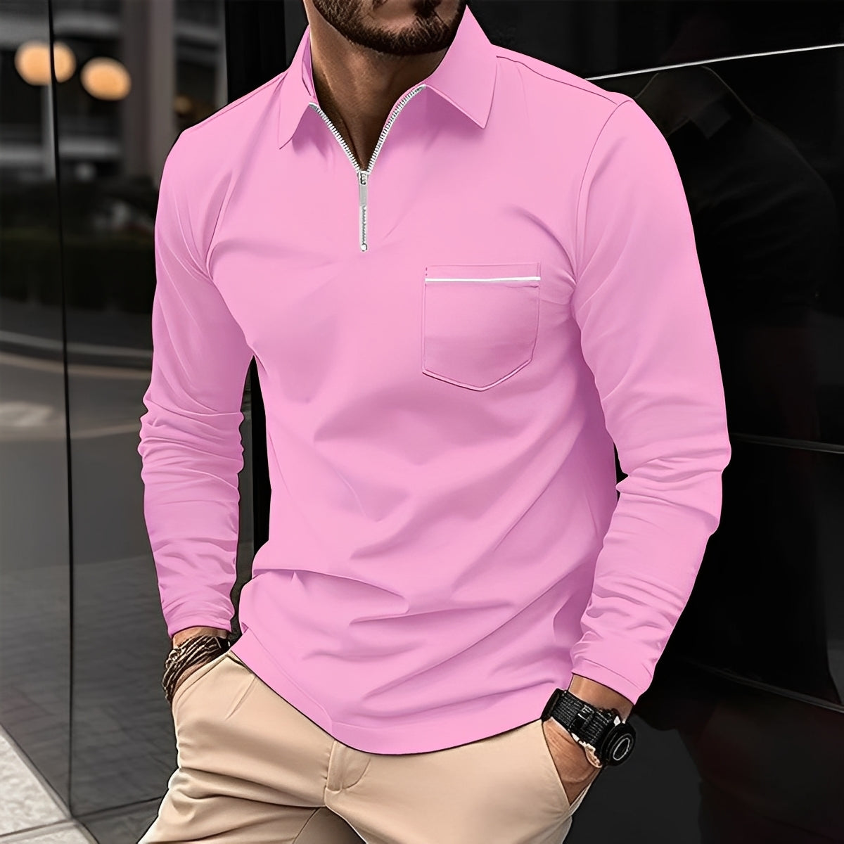 Florent - Bequemes Langarmshirt