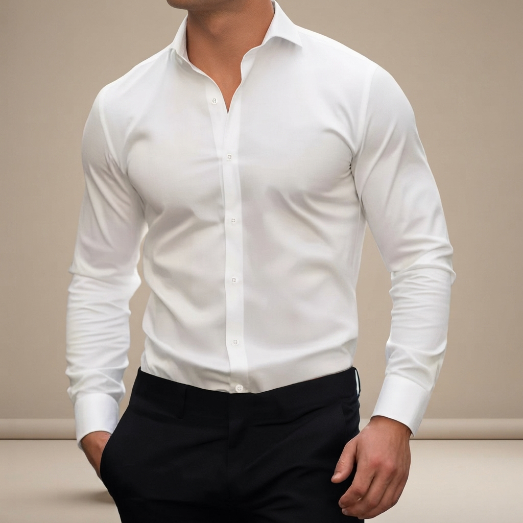 Percy - Komfortables Poloshirt mit langen Ärmeln