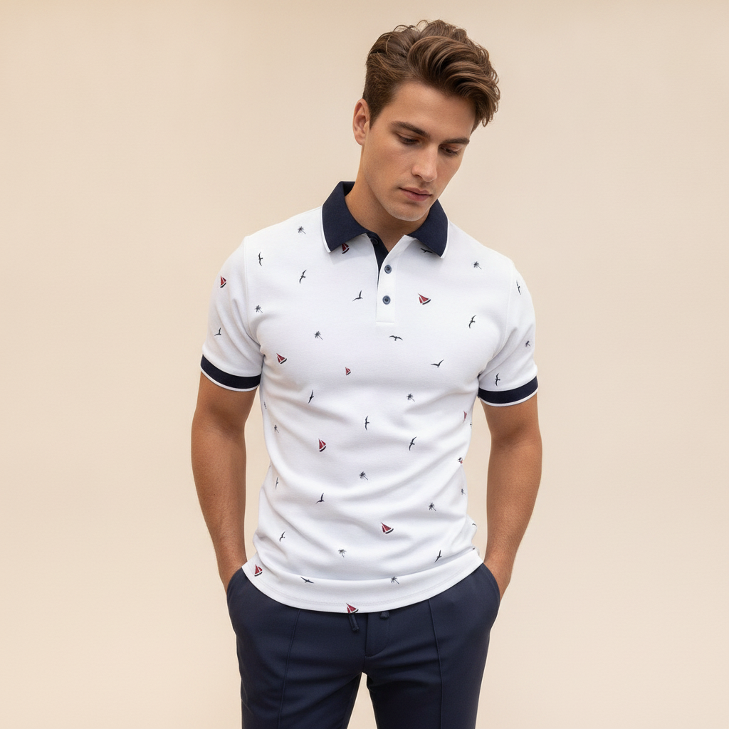 Bedario - Modisches Freizeit-Poloshirt