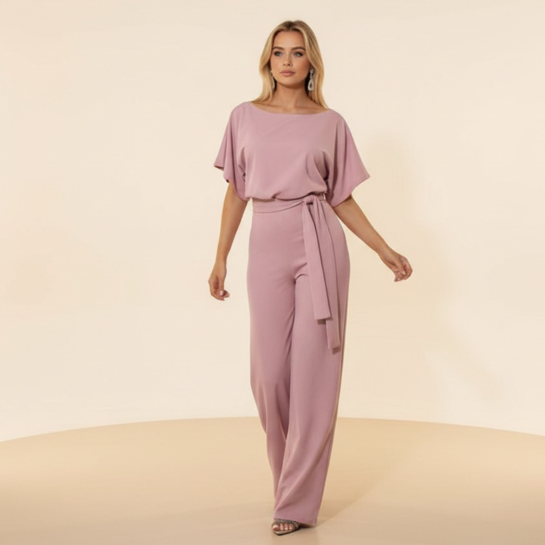 Eunise - Schicker Jumpsuit mit Gürtel