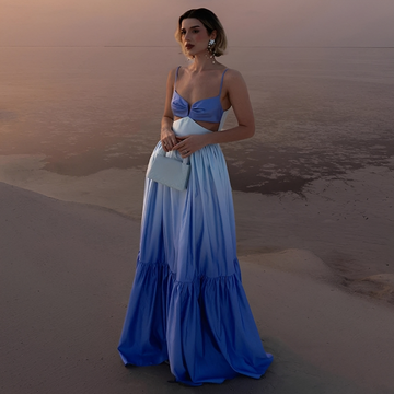 Corina - Elegantes Cami-Maxi-Kleid