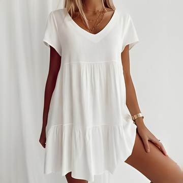 Judith - Lässiges, Weites Kurzkleid