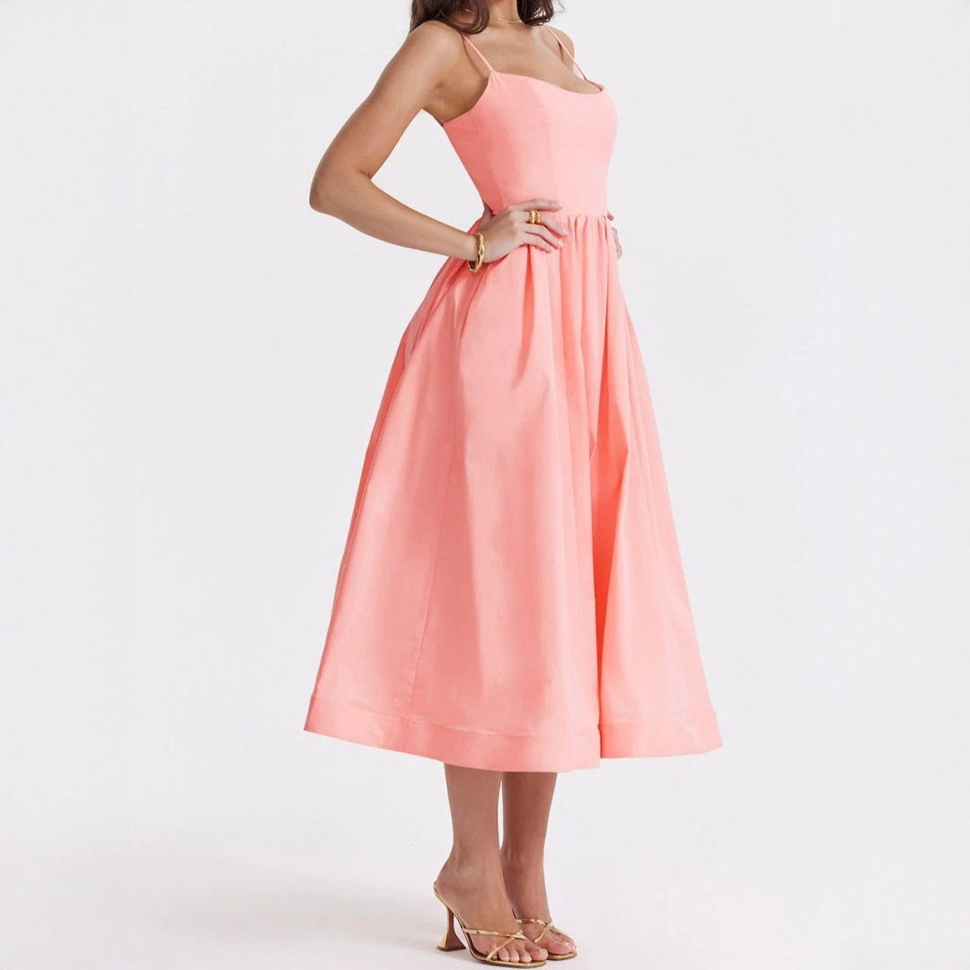 Jenesa - Elegantes ärmelloses Kleid für Frauen