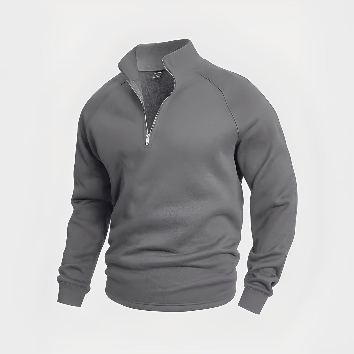 Wiley - Bequemes Herren-Sweatshirt mit Reißverschluss