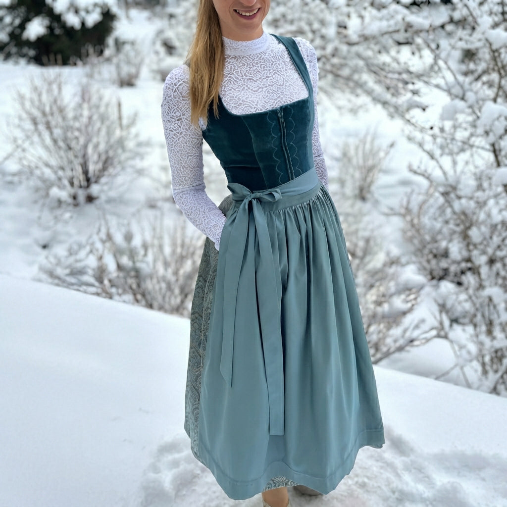 Muriel - Stilvolles, traditionelles Dirndlkleid (Futter nicht enthalten)
