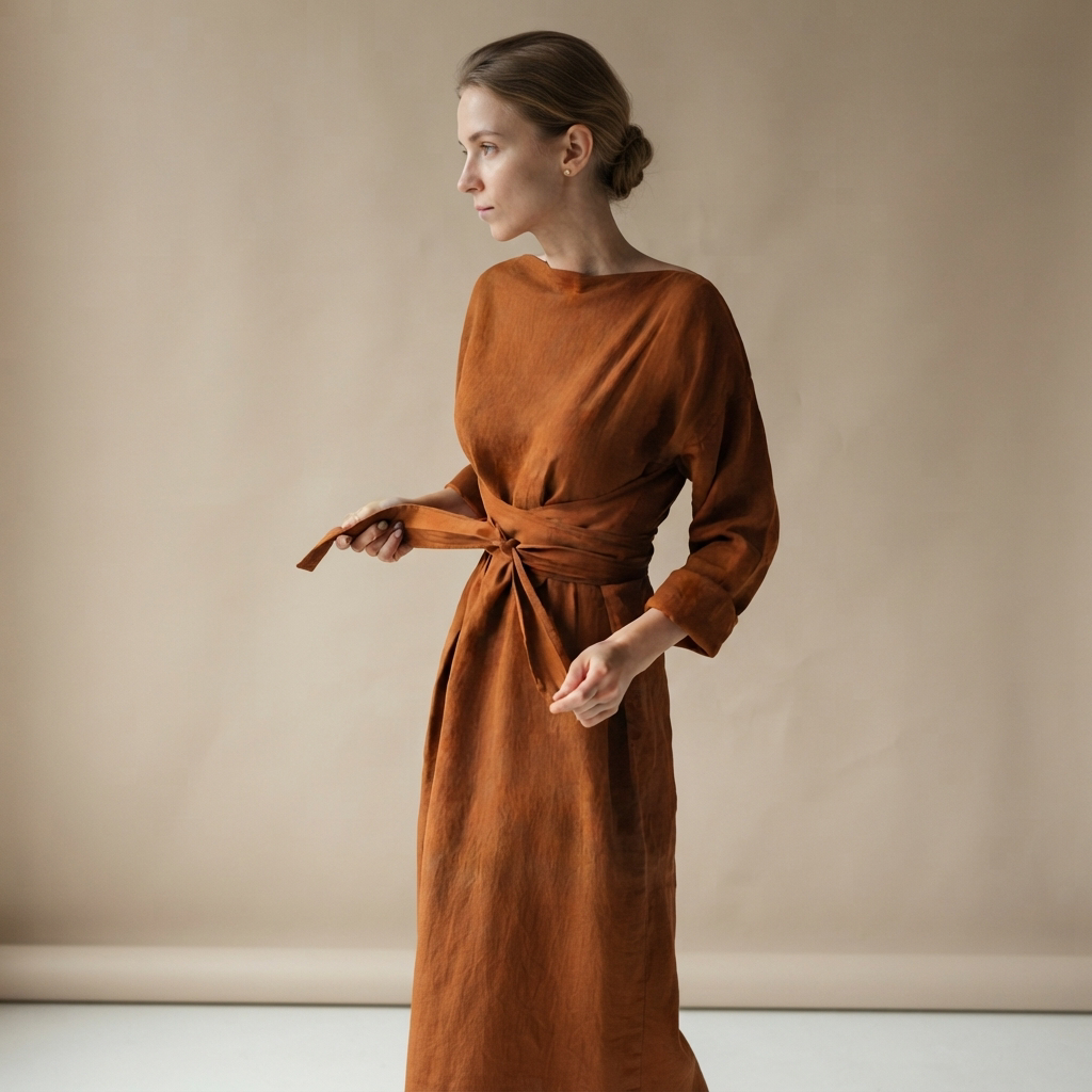 Ashlee - Komfortables Maxikleid ohne Gürtel
