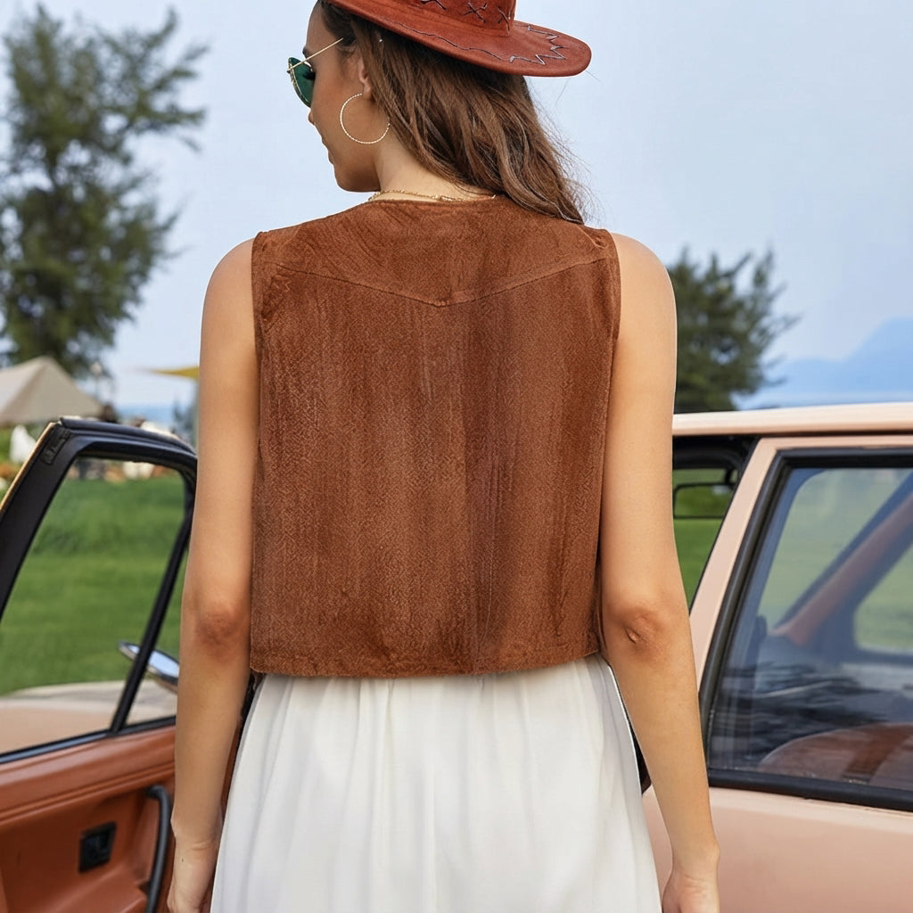 Gwyneth - Stilvolle und modische Boho-Weste