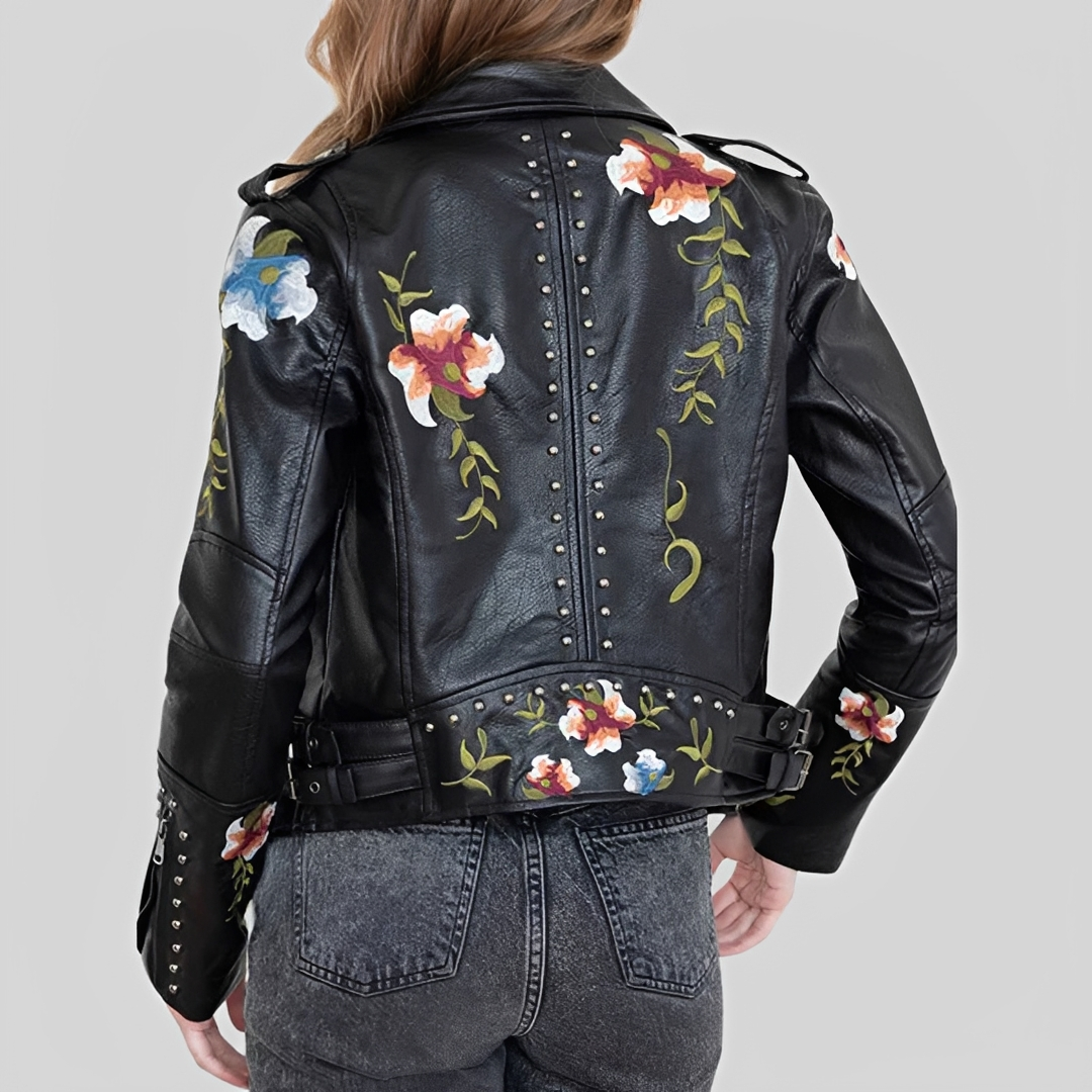 Zoey - Jacke im Vintage-Stil mit Stickereien