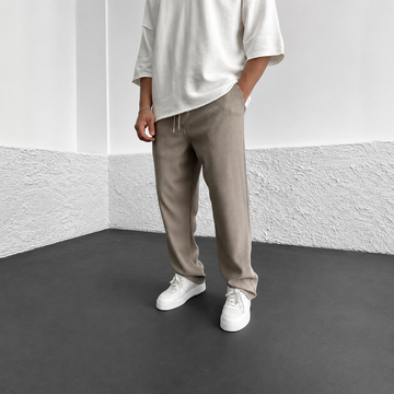 Zeke - Locker sitzende Hose mit Kordelzug