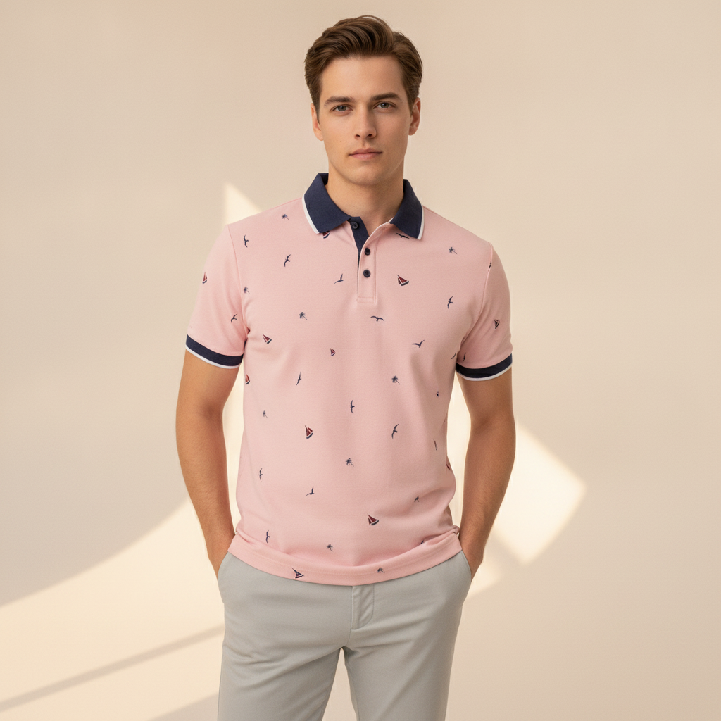 Bedario - Modisches Freizeit-Poloshirt