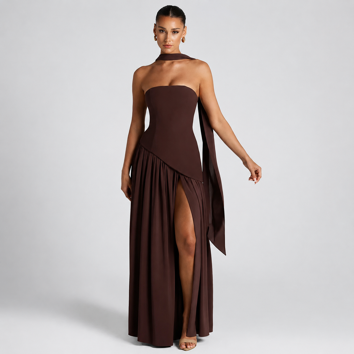 Fatimea - Elegantes Maxikleid mit Tubetop