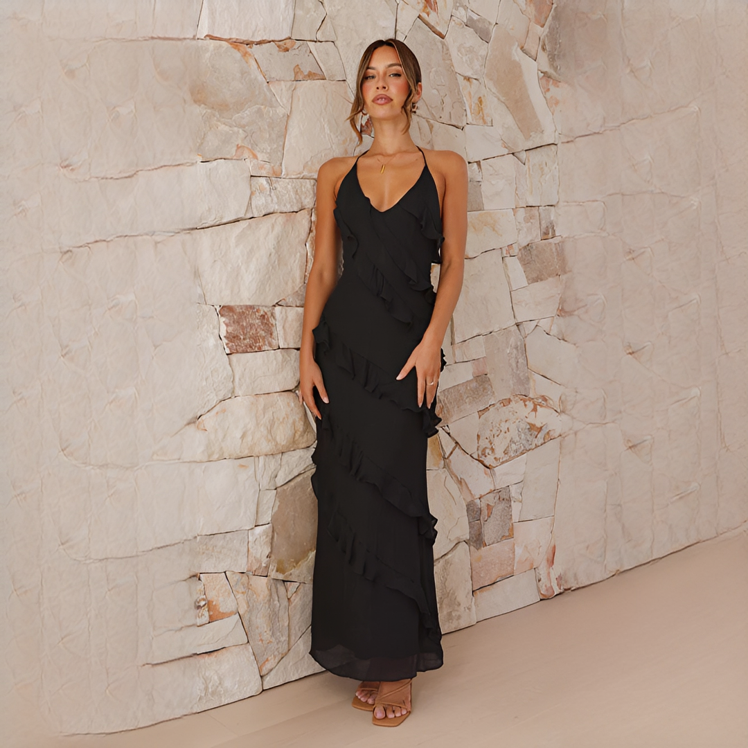 Latresia - Elegantes und Schickes Neckholder-Kleid