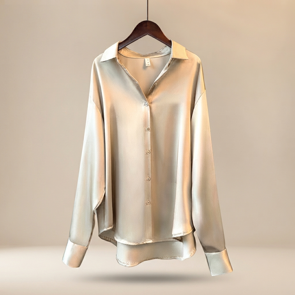 Chazzy - Schicke Glanzbluse