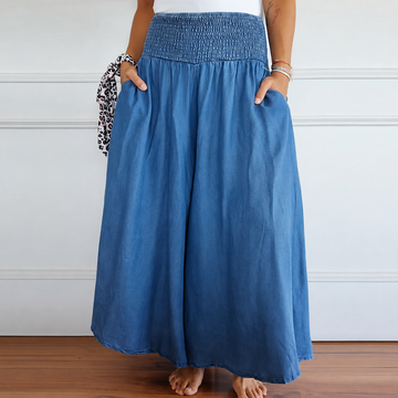 Laurine - Gemütliche Hose mit hohem Bund