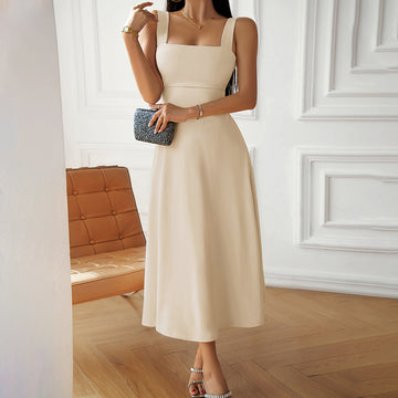 Bertha - Elegantes ärmelloses Kleid für Damen